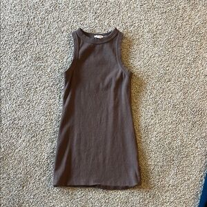 Princess Polly Brown Sleeveless Dress